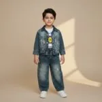 ست تیشرت ، کت و شلوار لی پسرانه کد 602522/2