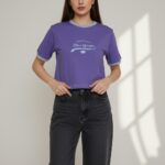 تیشرت کراپ پینترستی زنانه کد 906275