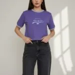 تیشرت کراپ پینترستی زنانه کد 906275