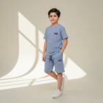 ست تیشرت شلوارک مراکشی پسرانه کد 602796