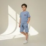 ست تیشرت شلوارک مراکشی پسرانه کد 602796
