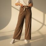 شلوار پلیسه زنانه کد 907125