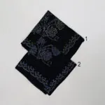 مینی اسکارف کرپ حریر کارشده کد905466