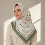 روسری قواره کوچک نخی کد 905506