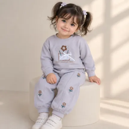 ست بلوز شلوار دورس دخترانه کد602287