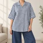 بلوزکتان آستین سه ربع زنانه کد904531